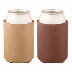 Football Leather Beverage Holder -JDAN Gifts Shop Brown Leather Koozies 4