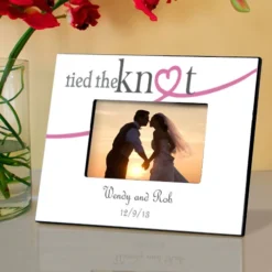 Tied The Knot Wedding Frame