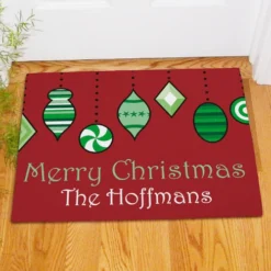 Christmas Ornaments Doormat