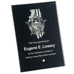 Carbon Fiber Arista Glass Award