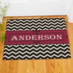 Chevron Welcome Door Mat