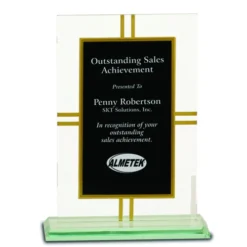 Contemporary Glass Plaque S1