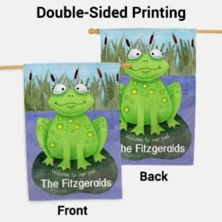 Frog House Flag -JDAN Gifts Shop Frog House Flag PRO PG83055462L DSL