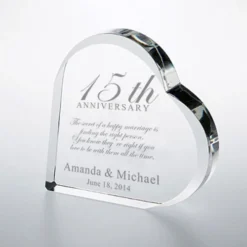 Anniversary Crystal Heart