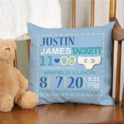 Baby Boy Throw Pillow