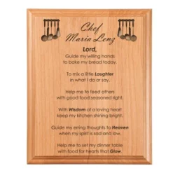 Cook Prayer Plaque