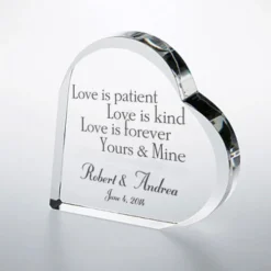 Love Is Crystal Heart