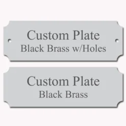 3x1 Notched Silver Plate