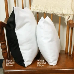 Blue God Bless Throw Pillow